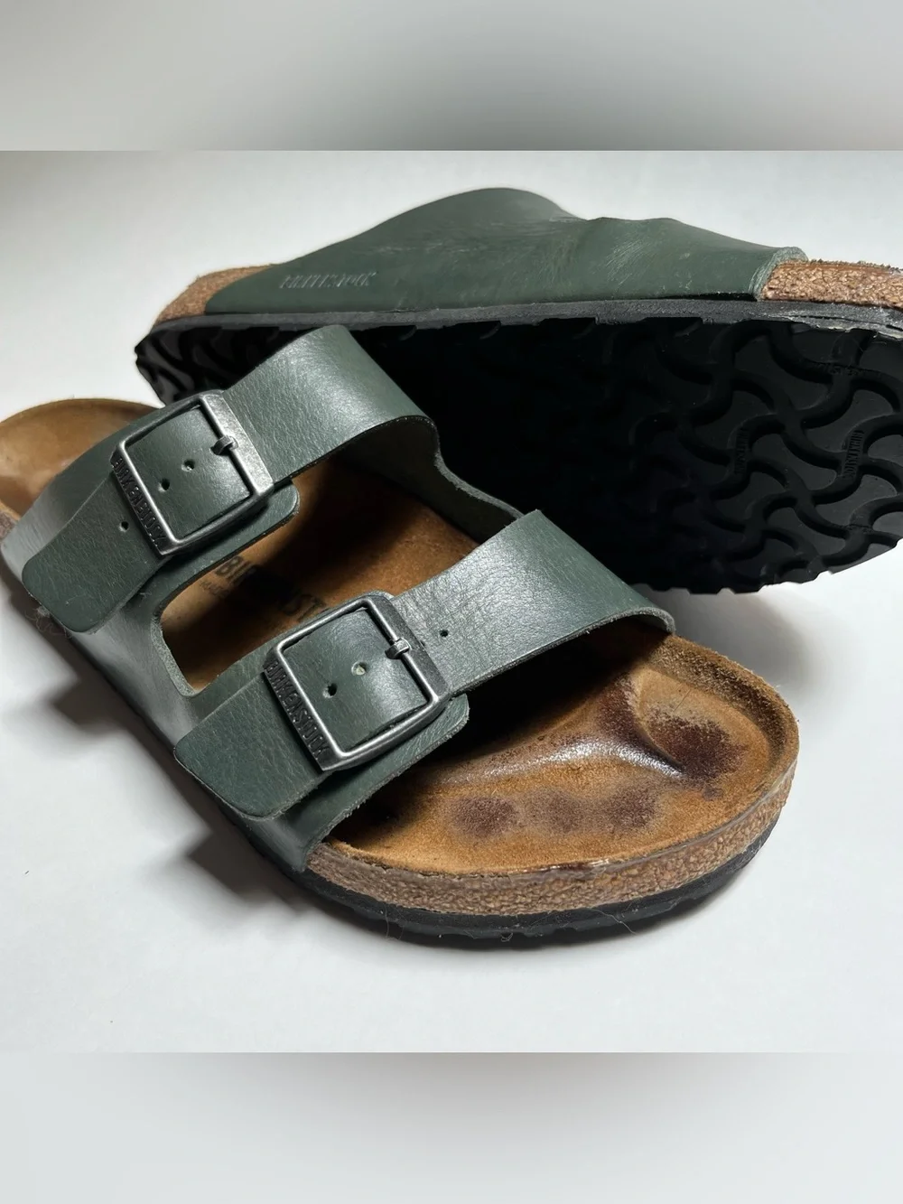 Birkenstock Arizona Men's Sandals in Olive Green